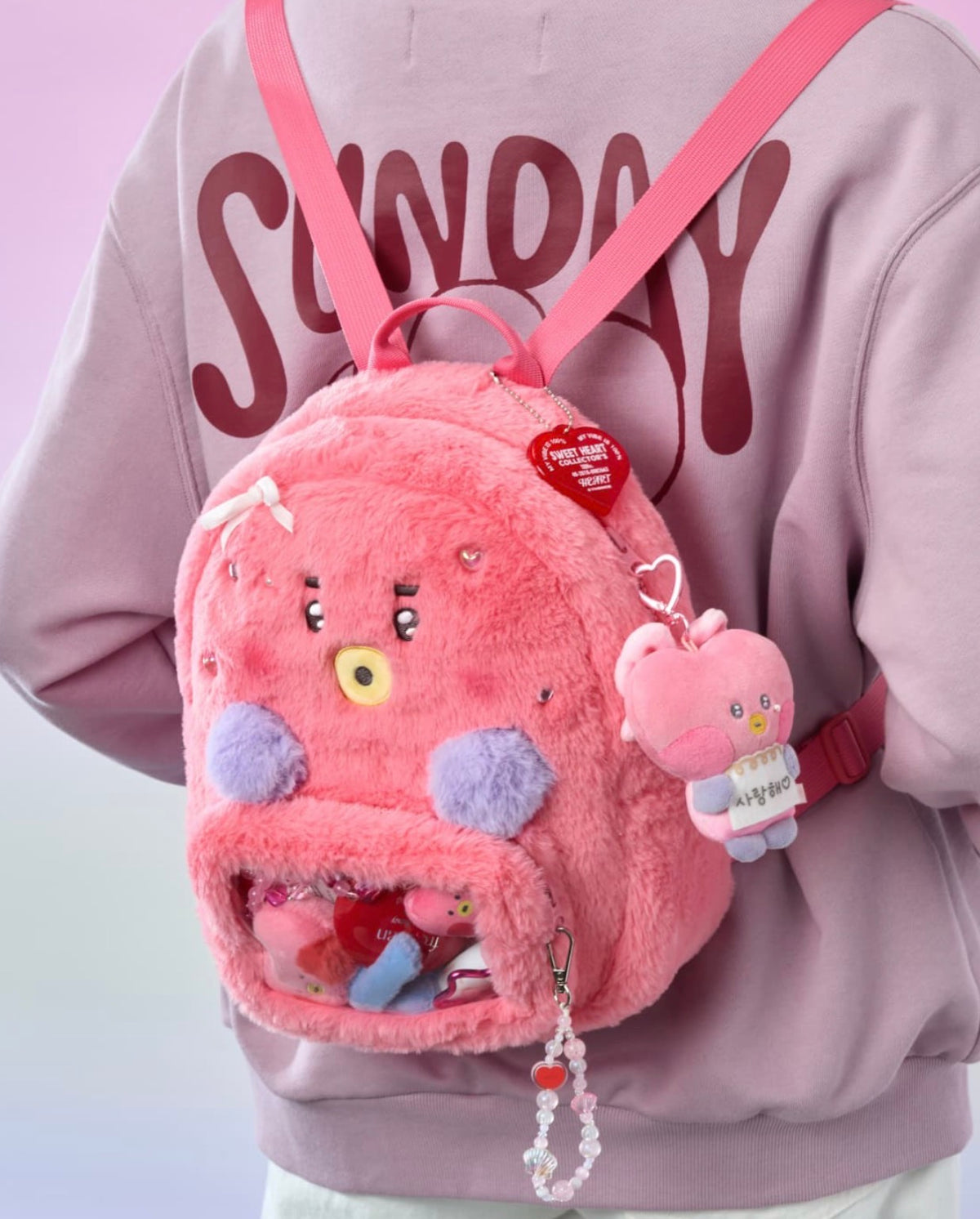 BT21 Official Ribboned U Pocket Mini Bag