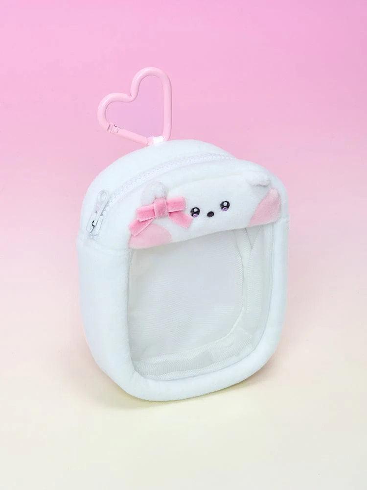 BT21 Official Ribboned U PVC Clear Bag Charm Pouch