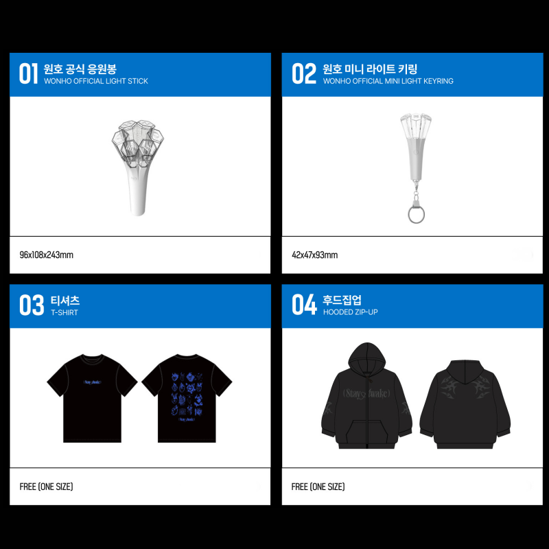 WONHO STAYAWAKE SEOUL RING トレカ付 WONHO ウォノ STAY AWAKE リング グッズ トレカ付き WONHO World Tour