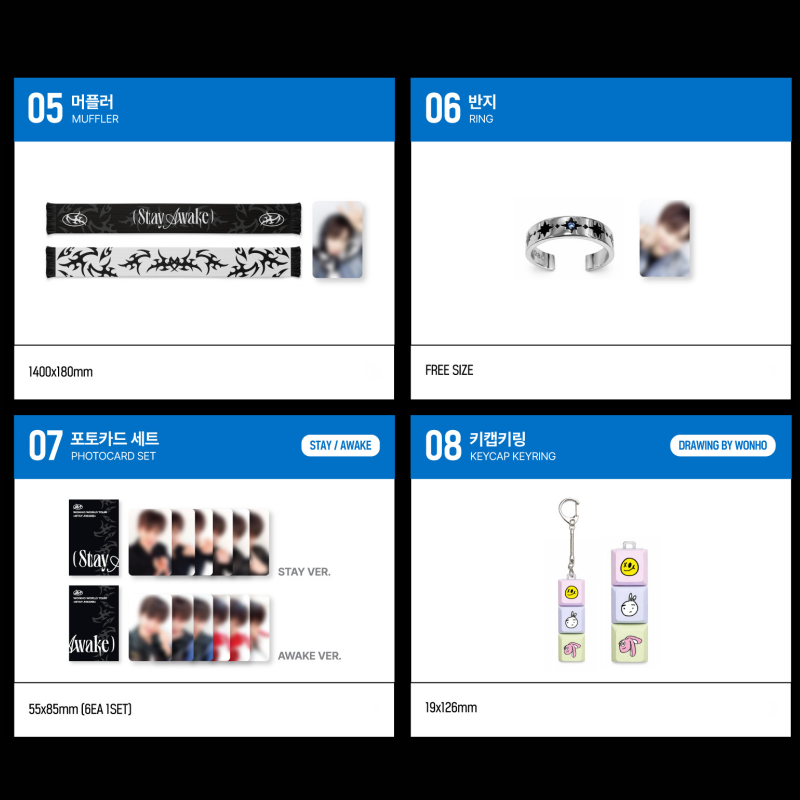 WONHO World Tour STAY AWAKE in Seoul Official MD – K-STAR