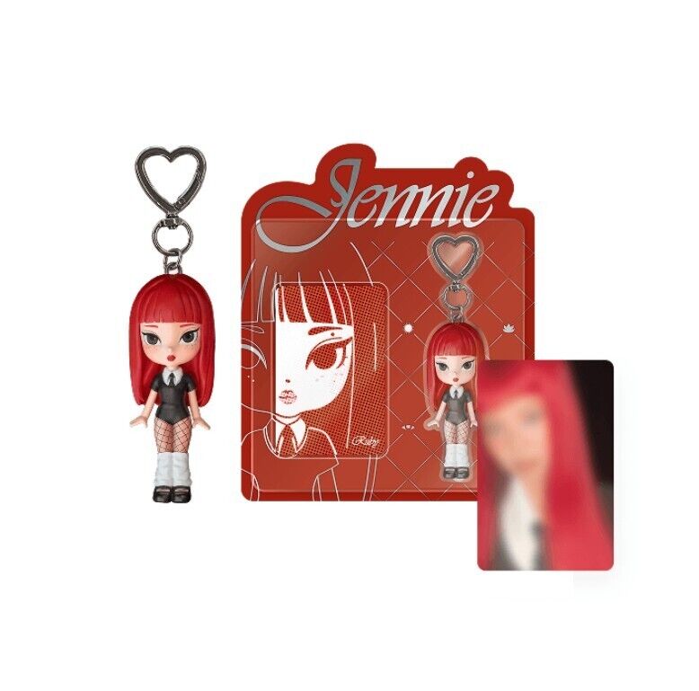 JENNIE Ruby Black Album Keychain キーホルダー BLACKPINK JENNIE - RUBY Official Figure Keychain Official MD – K-STAR