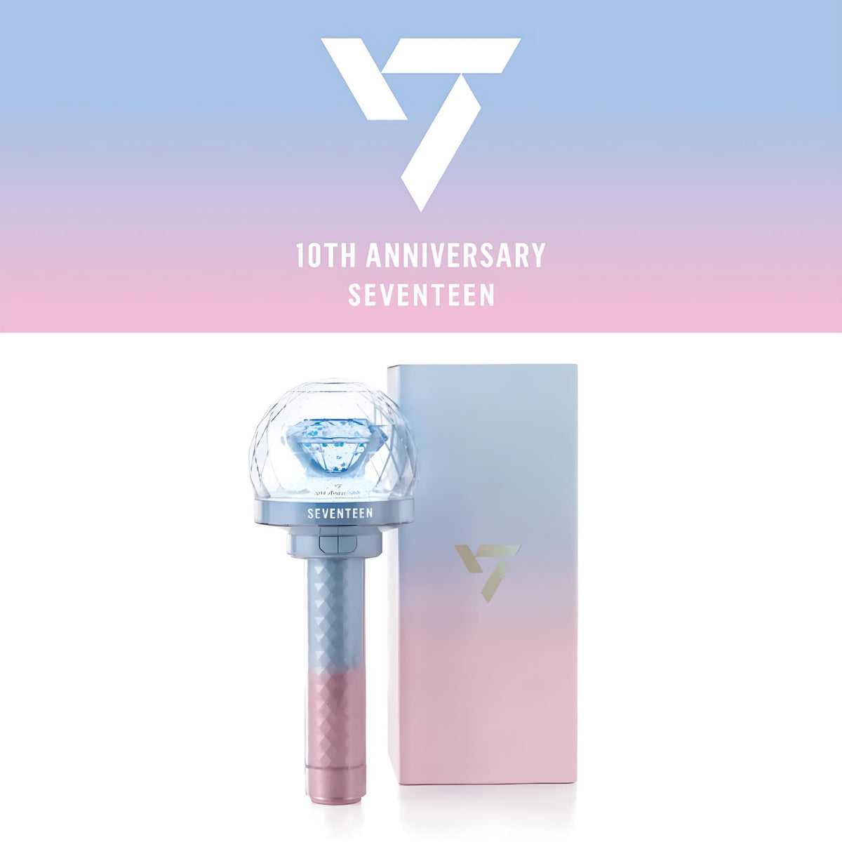 アイドル SEVENTEEN OFFICIAL LIGHT STICK 10TH SEVENTEEN- OFFICIAL LIGHT STICK - 10th Anniversary