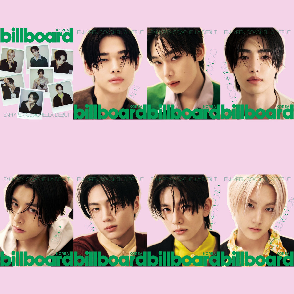Billboard Korea Magazine ENHYPEN Coachella Debut Ver – K-STAR