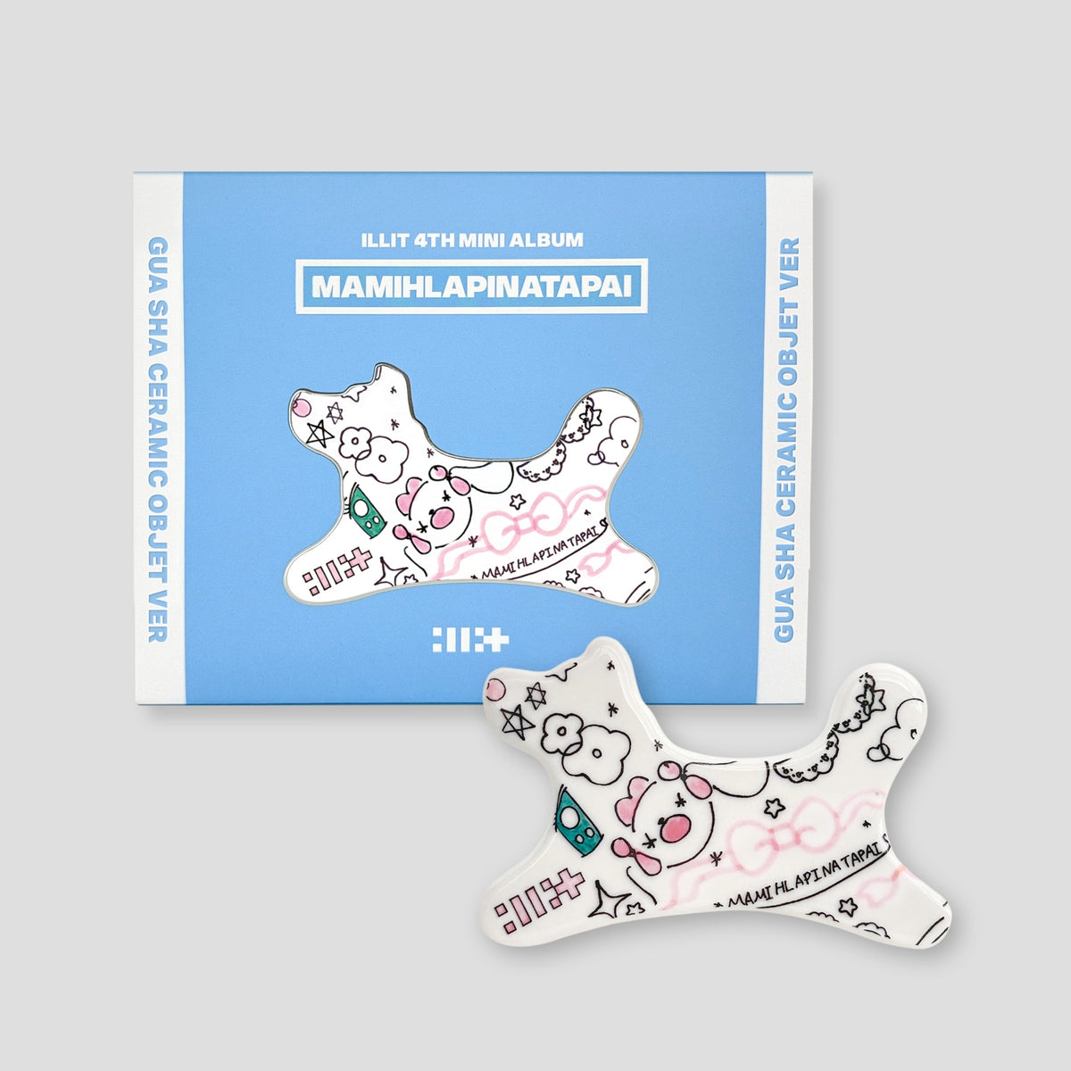 ILLIT - MAMIHLAPINATAPAI 4th Mini Album GUA SHA CERAMIC OBJET Ver