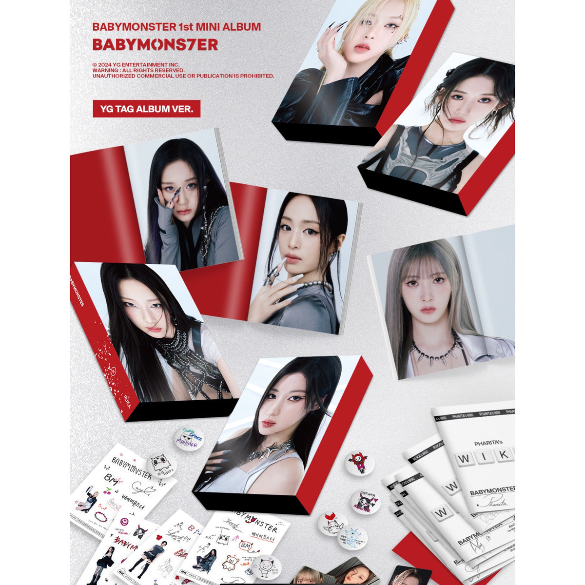 BABYMONSTER BABYMONS7ER 1st Mini Album TAG Version