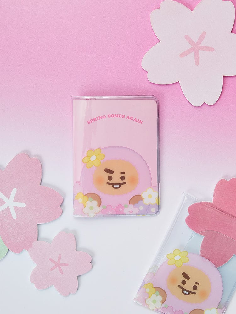BT21 Official PVC Pocket Passport Case Spring Come Again Ver
