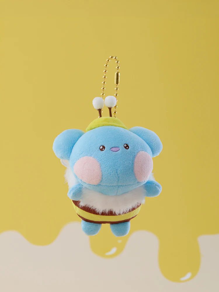 BT21 minini Official HONEY BEE Plush Keyring