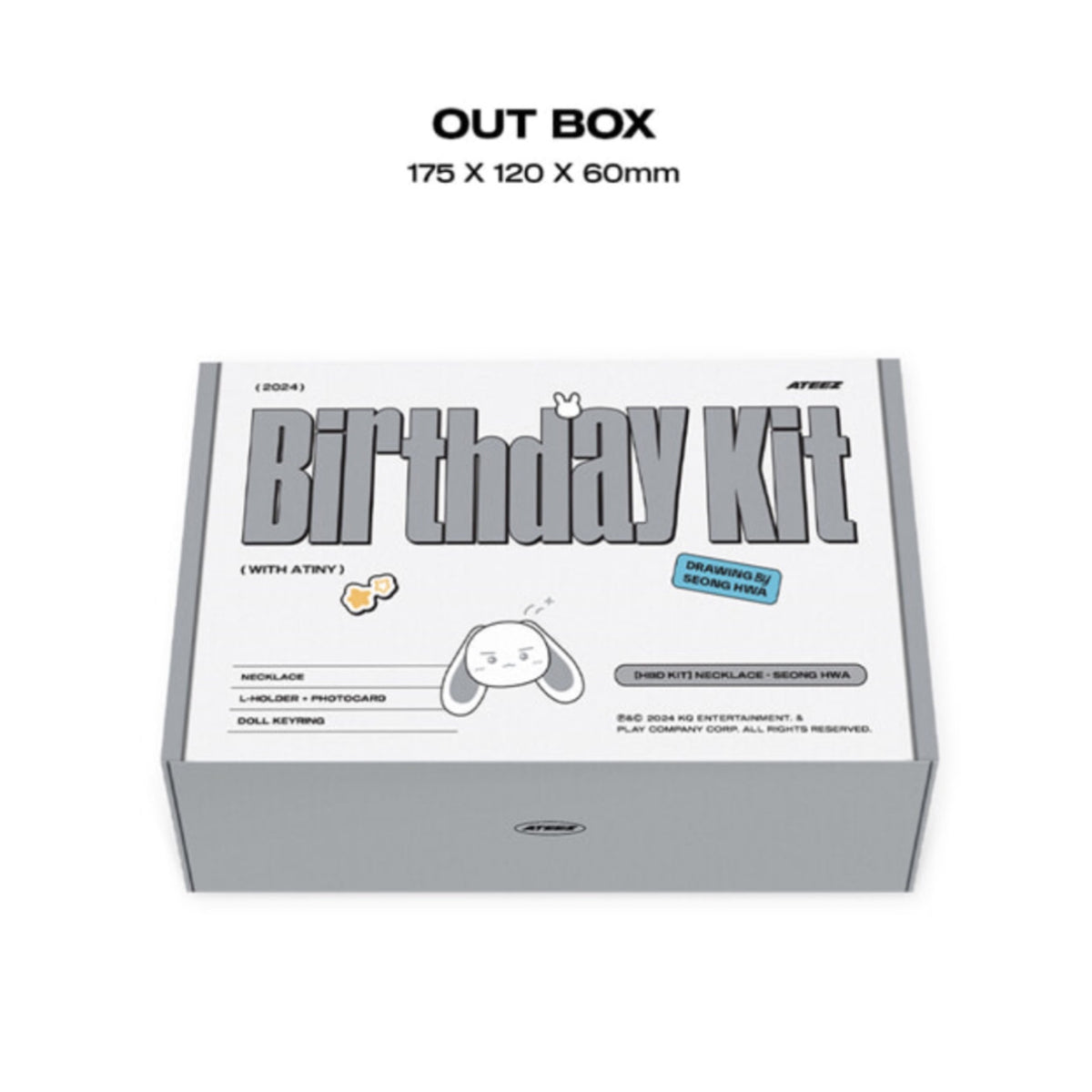 ATEEZ SEONG HWA Official HBD KIT NECKLACE – K-STAR