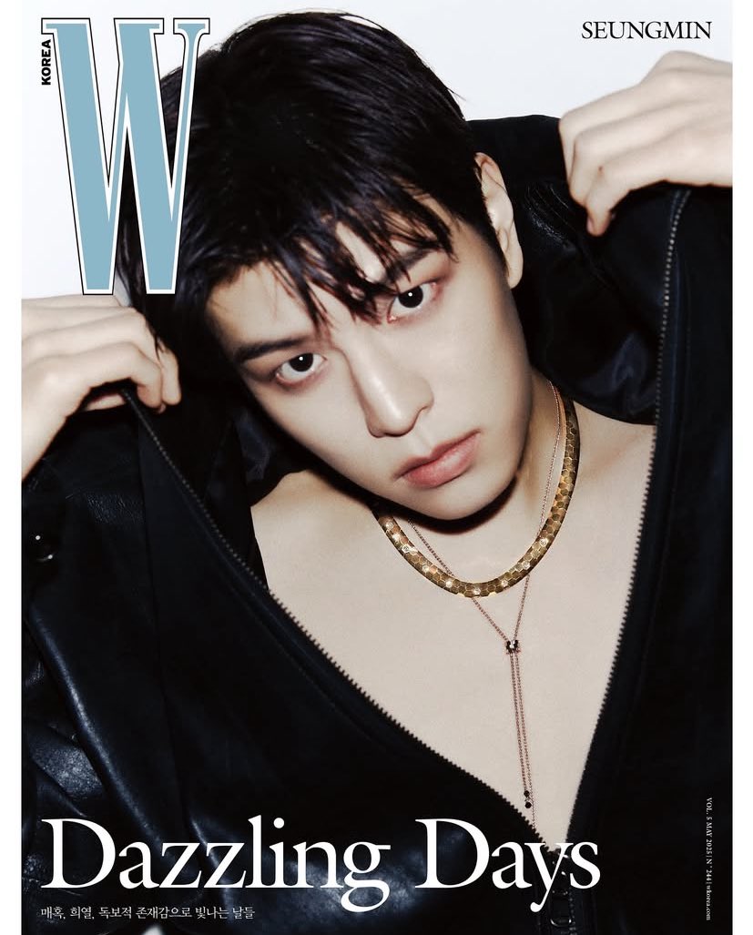 W Korea Magazine - Stray Kids SEUNGMIN May 2025