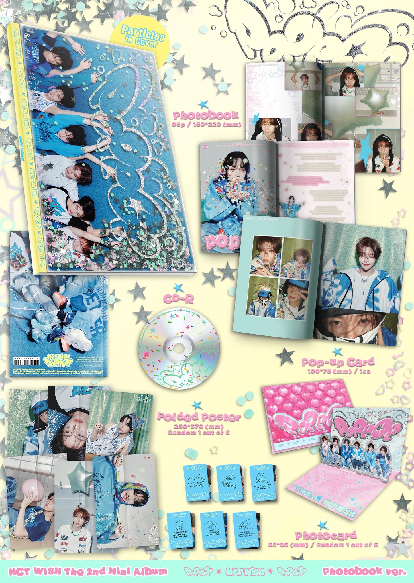 NCT WISH - POPPOP 2nd Mini Album Photobook Ver