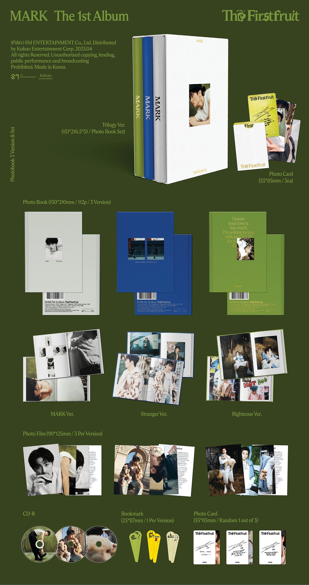 NCT MARK - THE FIRSTFRUIT 1st Album Photobook Ver