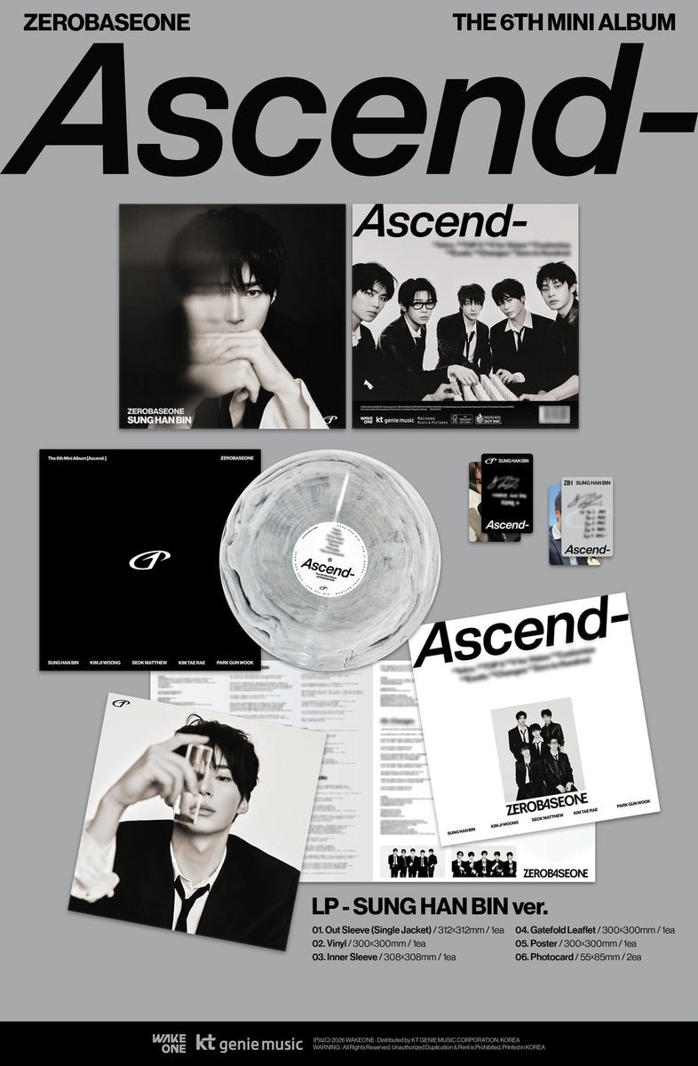 ZEROBASEONE ASCEND- 6th Mini Album LP Ver – K-STAR