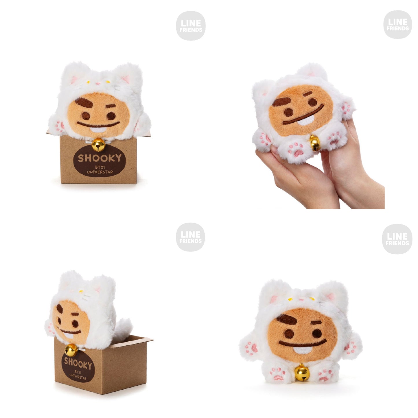 BT21 JAPAN Official Cat Day Doll 20cm