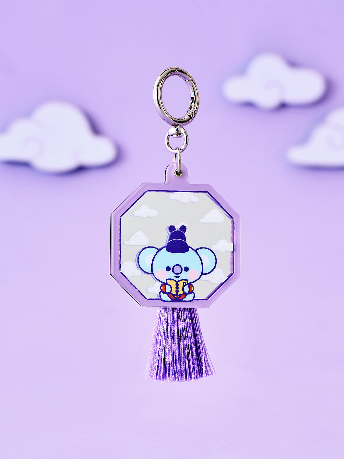 BT21 Official Baby Mirror Keyring K-Edition Ver.2