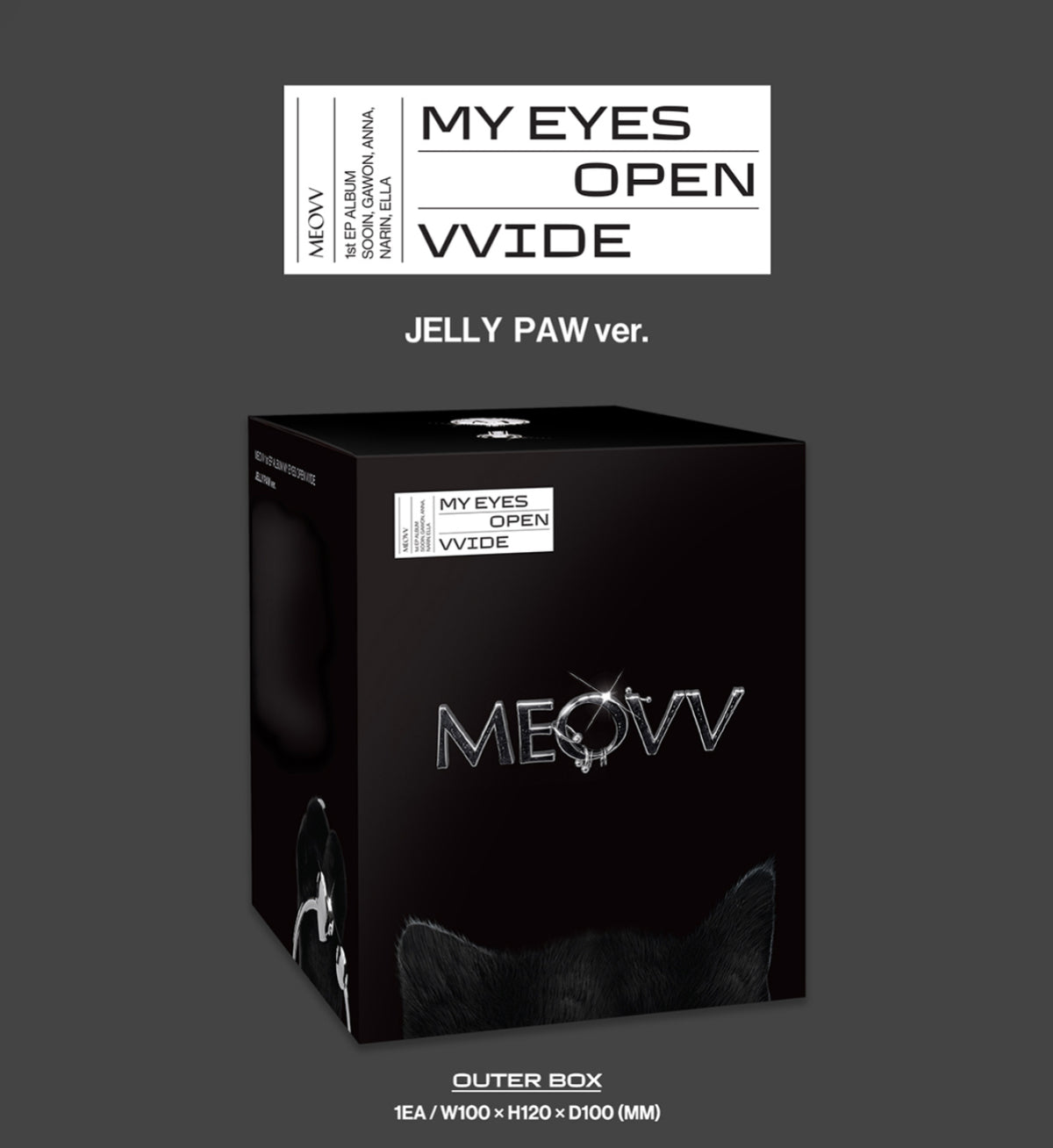 MEOVV - My Eyes Open VVide Jelly Paw Ver