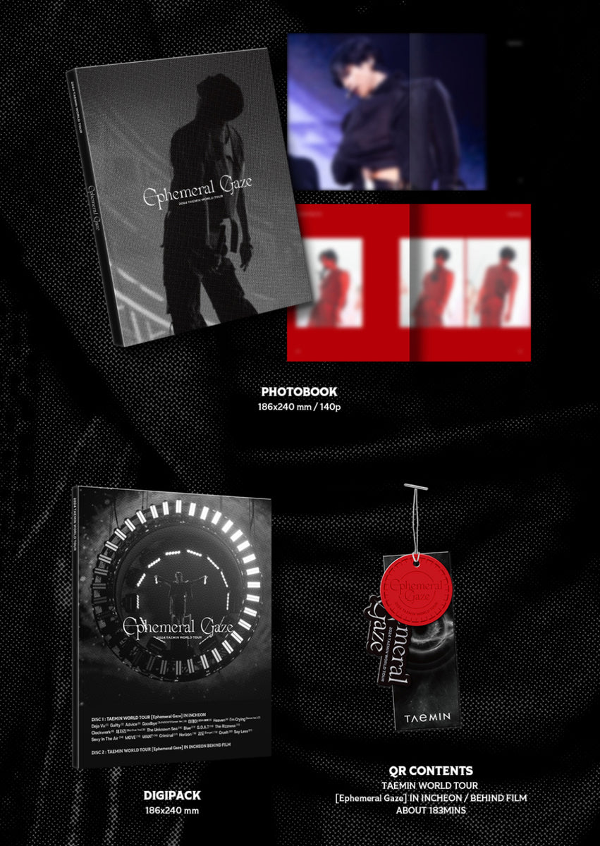 TAEMIN - Ephemeral Gaze 2024 World Tour in Incheon QR – K-STAR
