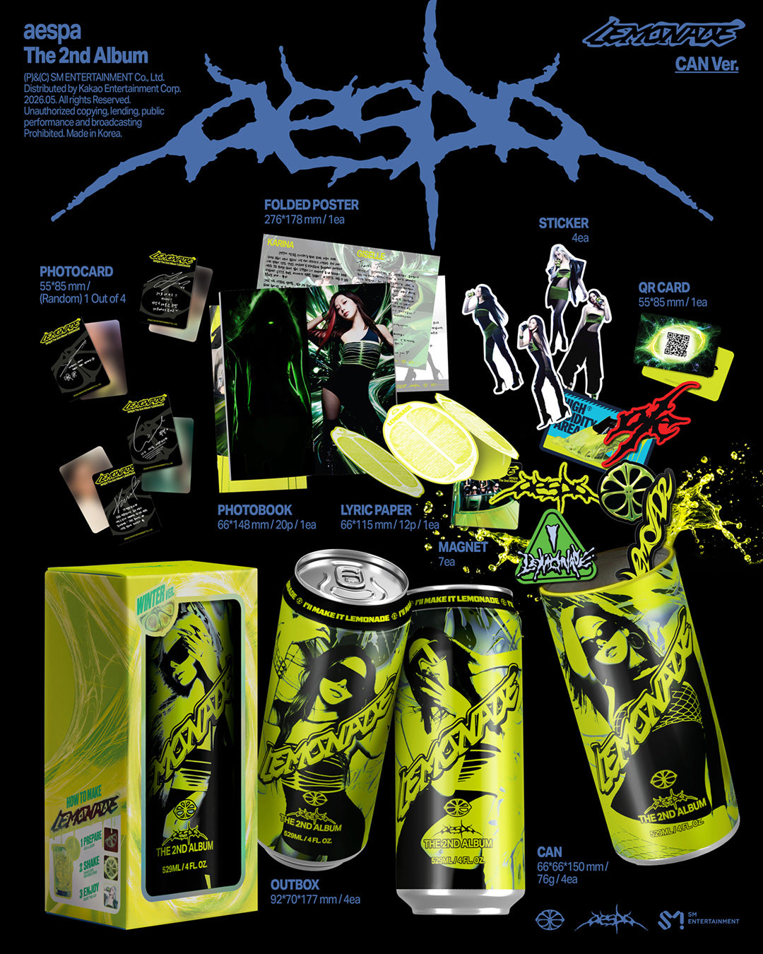 aespa - LEMONADE 2nd Album CAN Ver