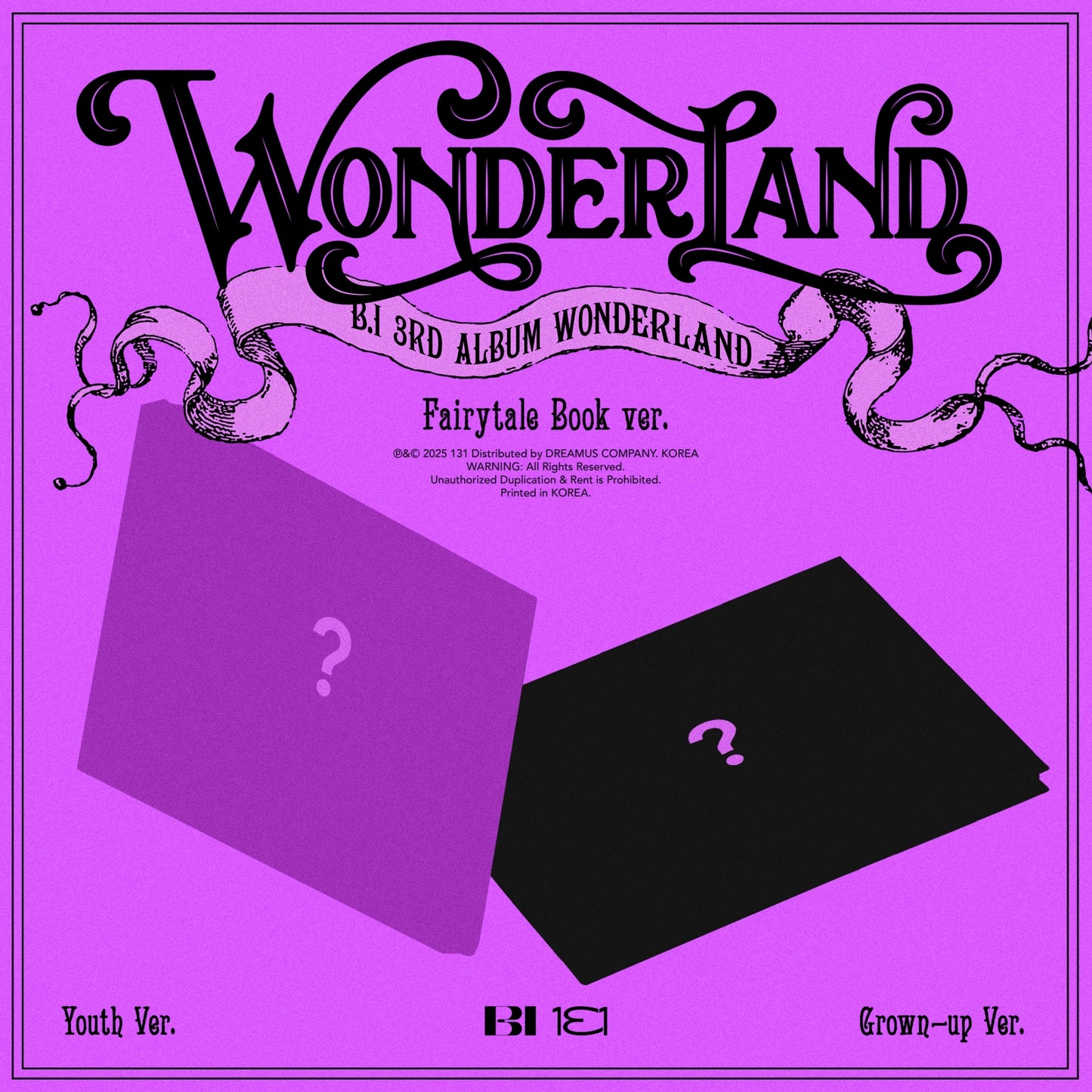 IKON B.I - WONDERLAND 3rd Album FAIRY TALE Ver.
