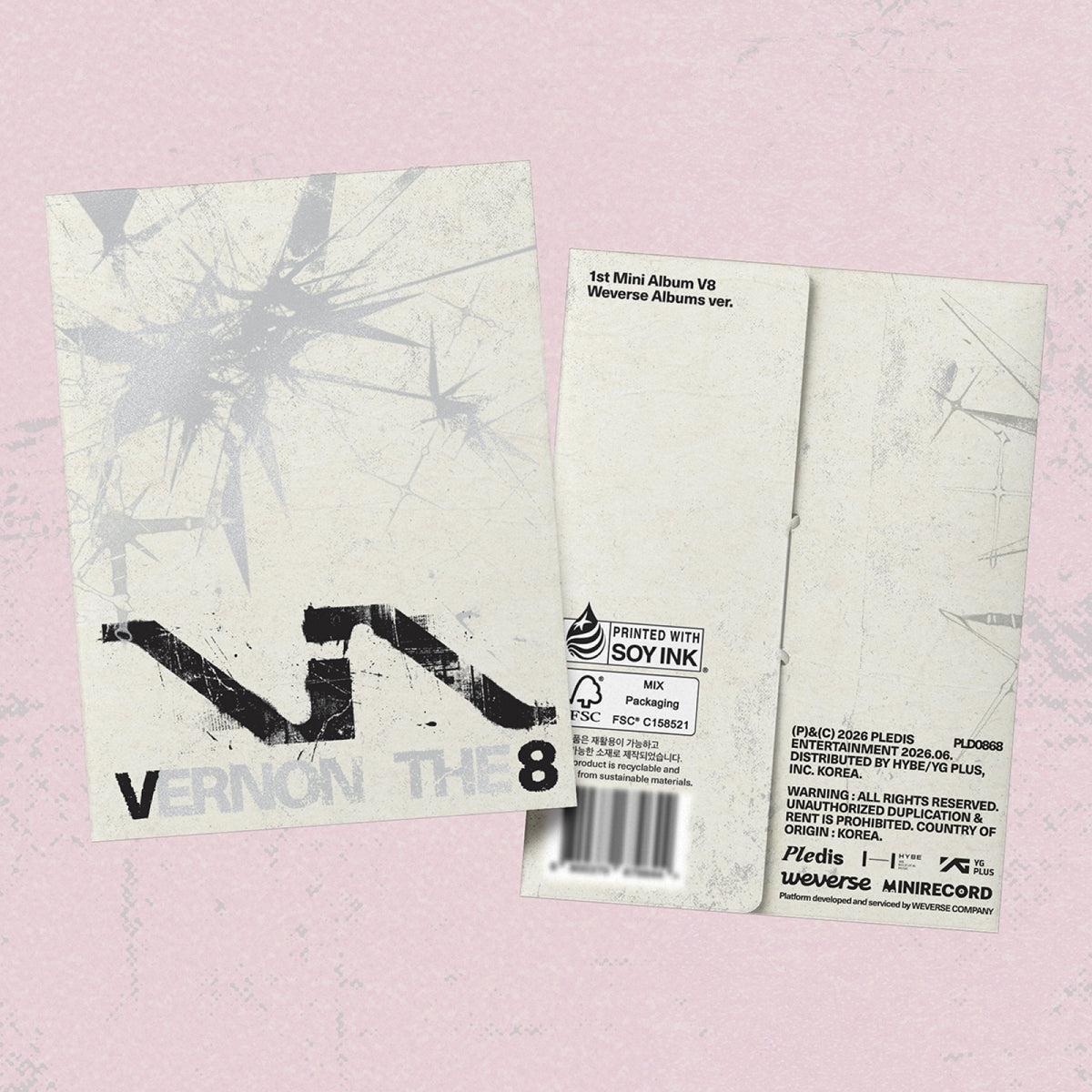 SEVENTEEN VERNON - V8 1st Mini Album WEVERSE Ver – K-STAR