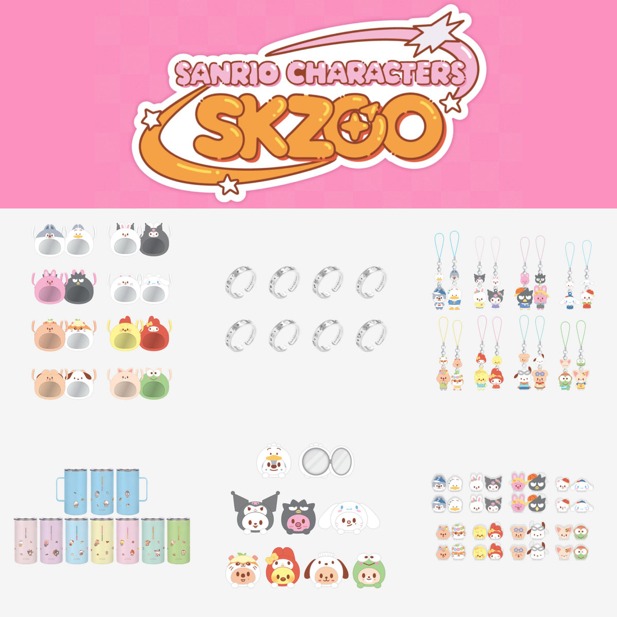 Stray Kids SKZOO X SANRIO Characters Official MD (Pre-Order MID OCTOBER 2026)