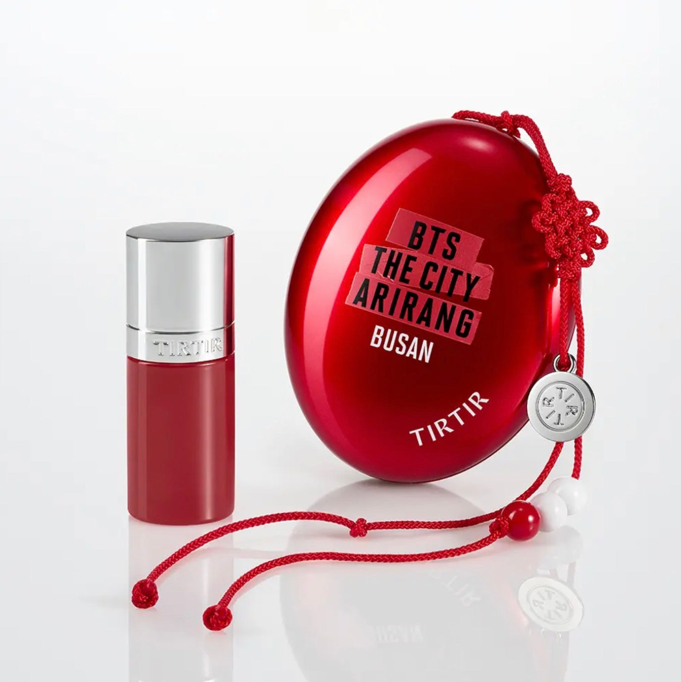TIRTIR ティルティル BTS ARIRANG BUSAN コラボ 21N TIRTIR x BTS THE CITY BUSAN ICONIC RED DUO Set (Cushion + Lip Oil