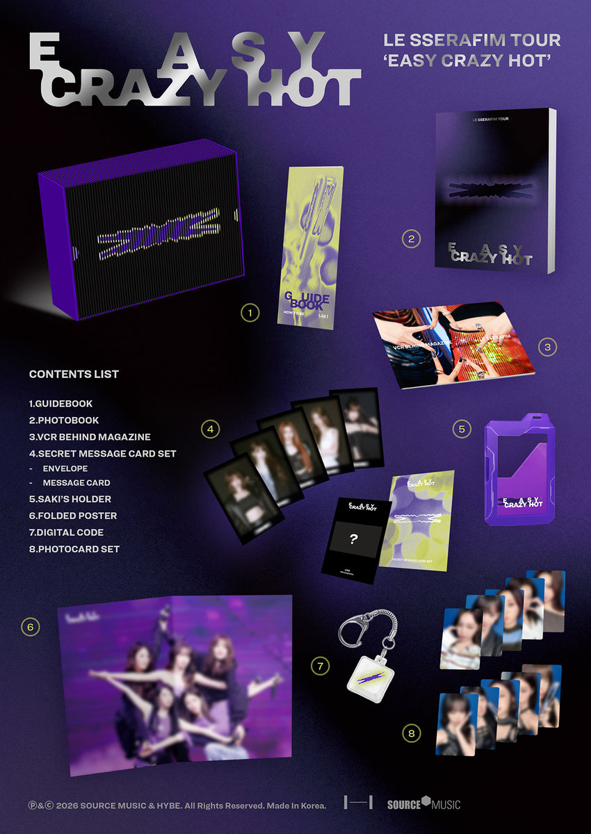 LE SSERAFIM Tour EASY CRAZY HOT Encore In Seoul DC – K-STAR