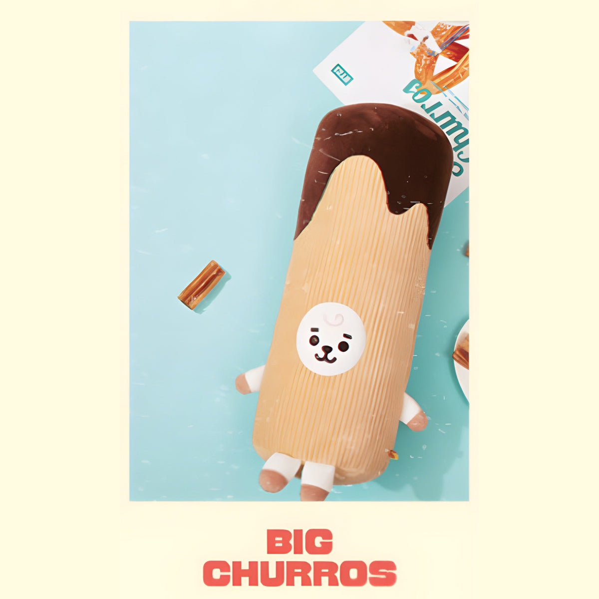 BT21 RJ BABY SWEET selling THINGS CHURROS PILLOW CUSHION