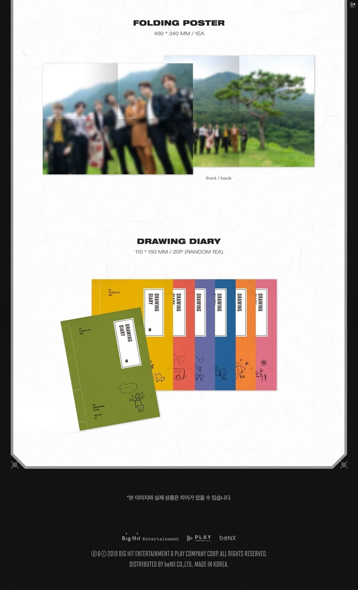 BTS 2019 SUMMER PACKAGE in KOREA (Free Shipping.)