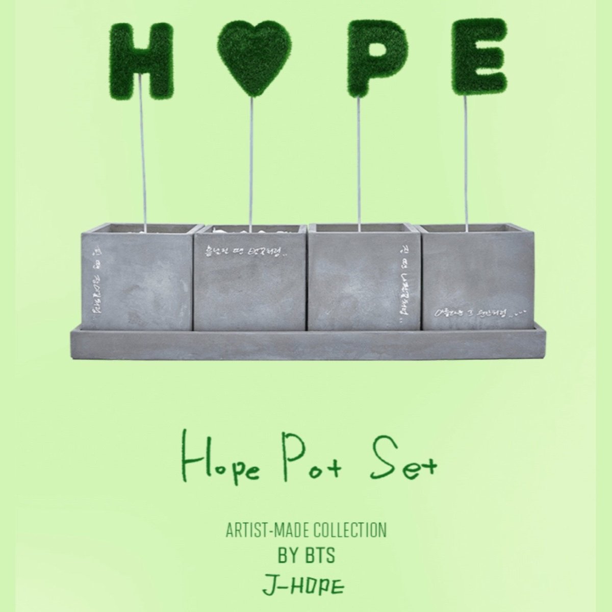 ARTIST MADE COLLECTION j-hope HOPE POT SET