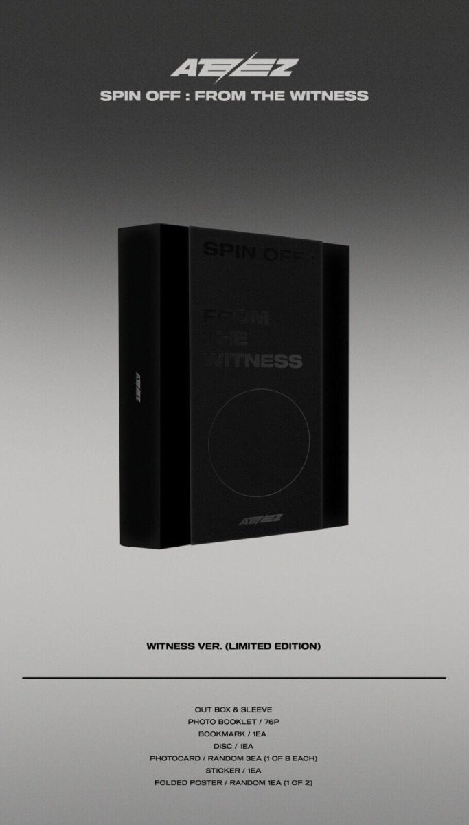 【新品・未開封】ATEEZ SPIN OFF FROM THE WITNESS ATEEZ – SPIN OFF : FROM THE WITNESS [Limited Edition] – Bak Bak K