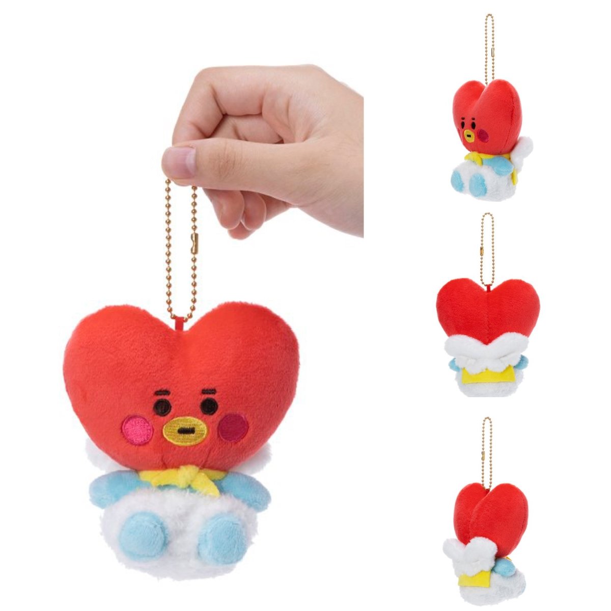BT21 JAPAN] BT21 Baby Angel Mascot Keychain – K-STAR