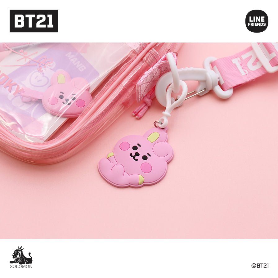 BT21 JAPAN] BT21 Baby PVC Bag with Member Keyring – K-STAR