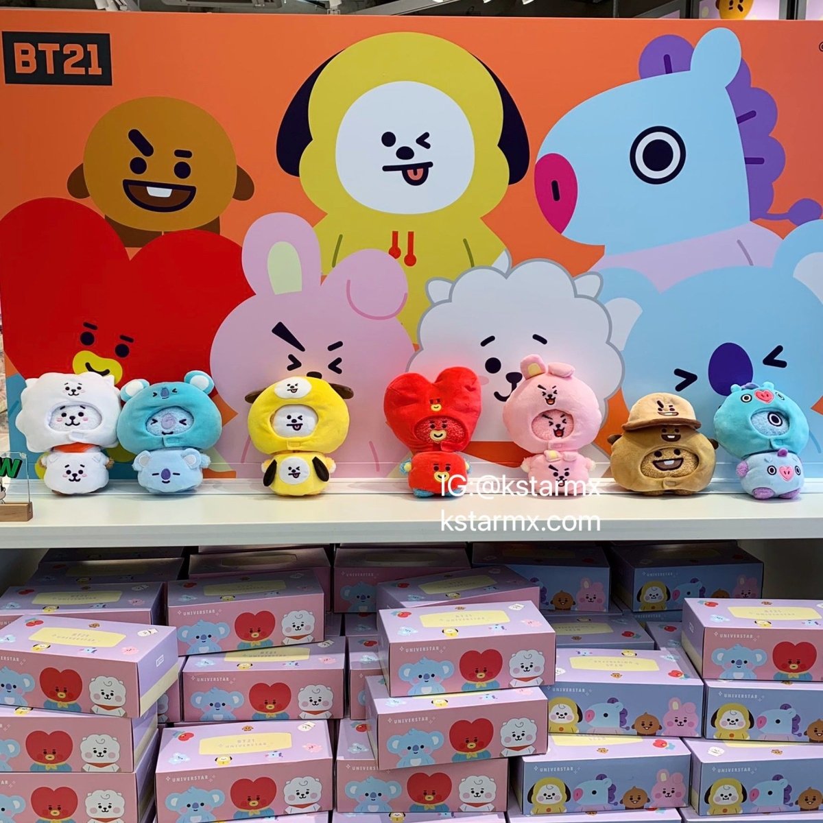 BT21 JAPAN] BT21 Official Face Hat ( to S Tatton / 20cm Doll or