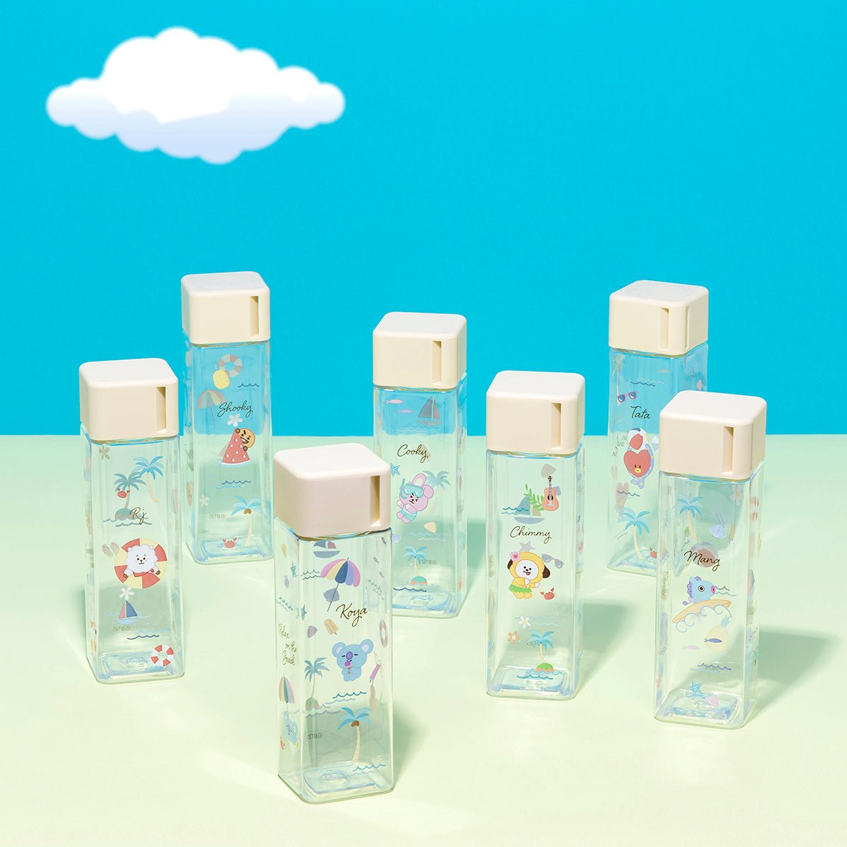BT21 JAPAN] BT21 Summer Clear Bottle – K-STAR
