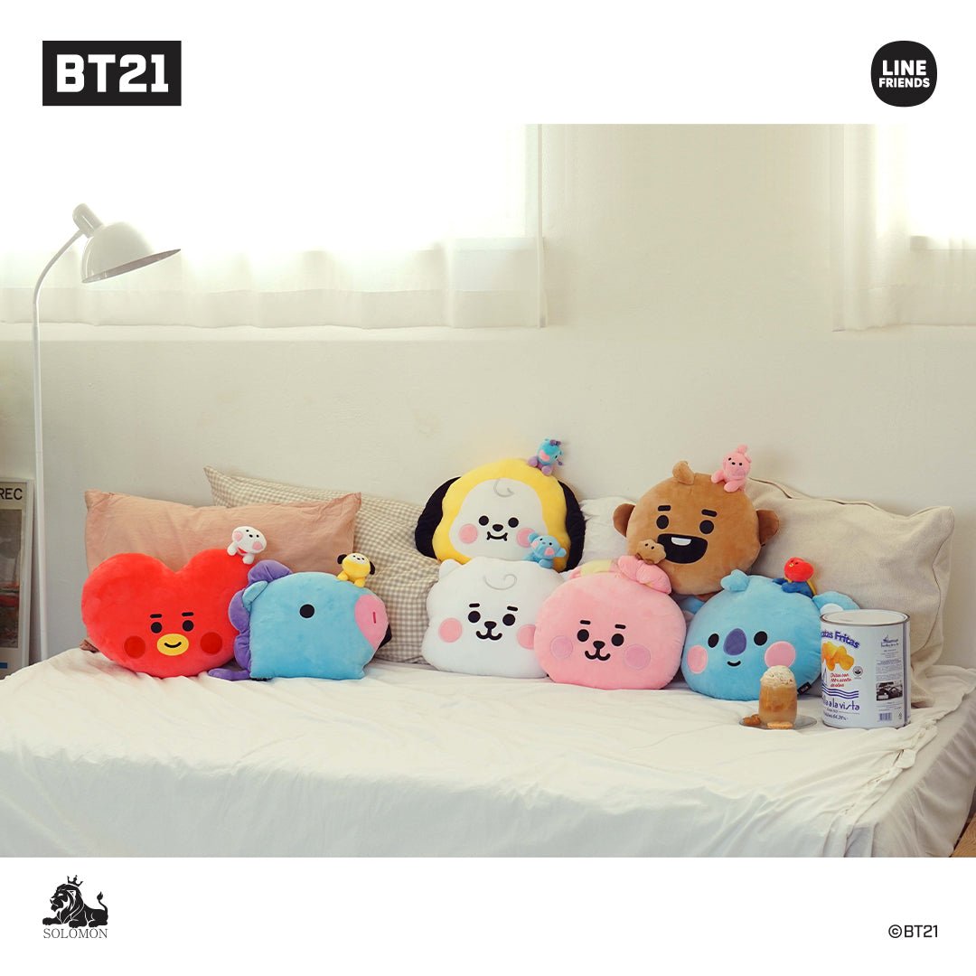 BT21 JAPAN My Little Buddy Face Cushion 40cm – K-STAR