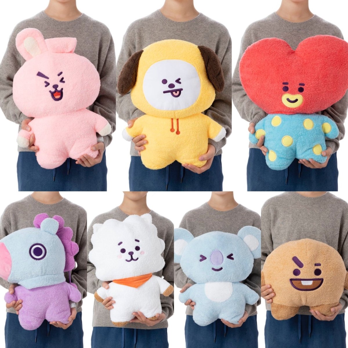 [BT21 JAPAN] Official BT21 Baby Smiling Tatton L Size 50cm