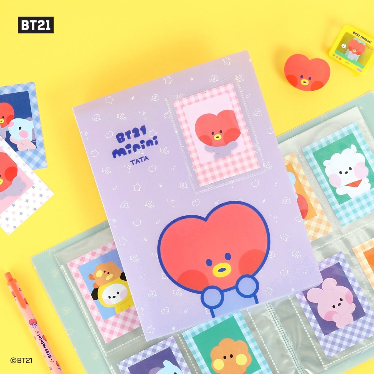【まとめ売り/レア】BTS bt21 mininiキャンバスボードトレカ BT21 Minini Photocard Album L Size – K-STAR