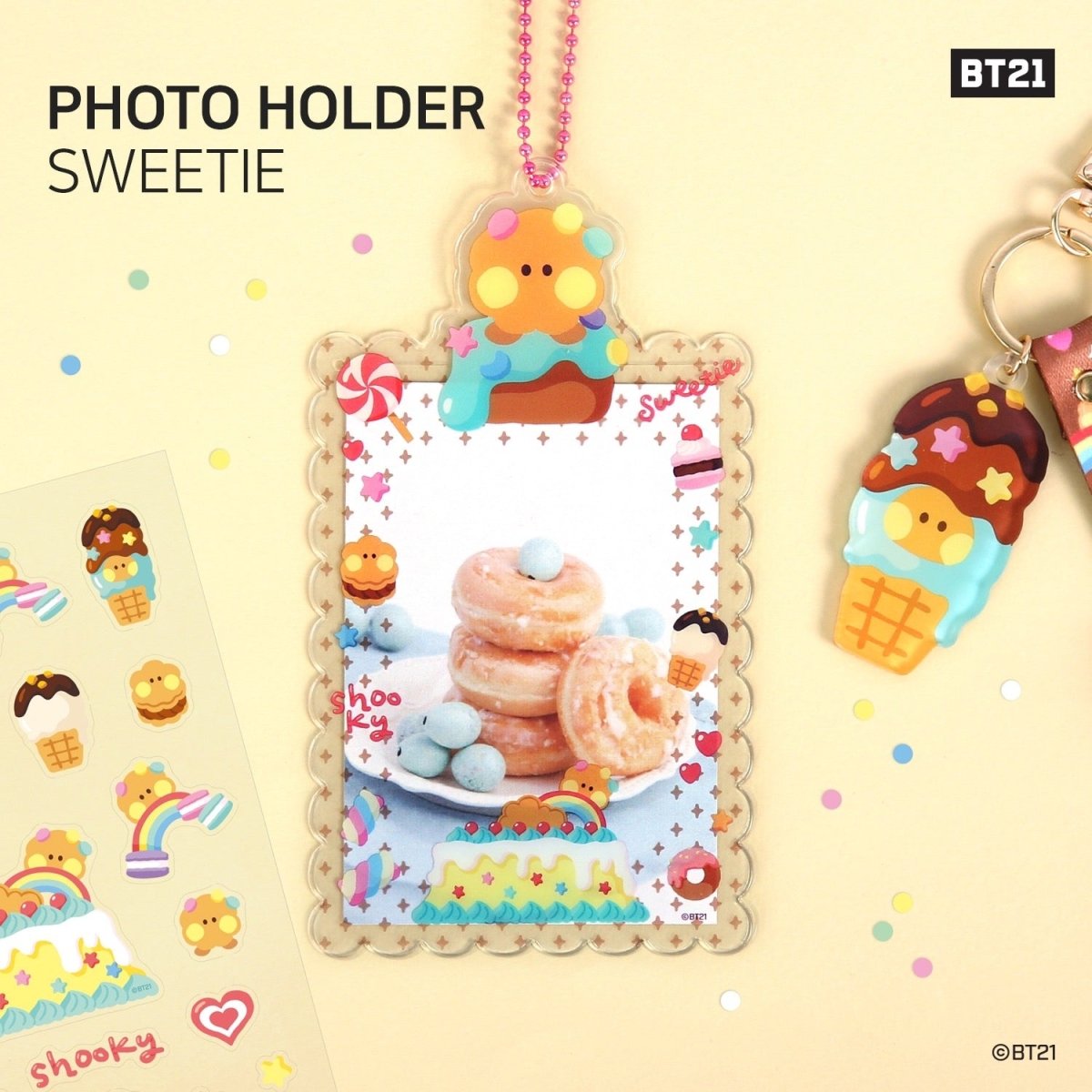 BT21 Minini Photocard Holder w/memo & sticker – SEOUL SUNNY
