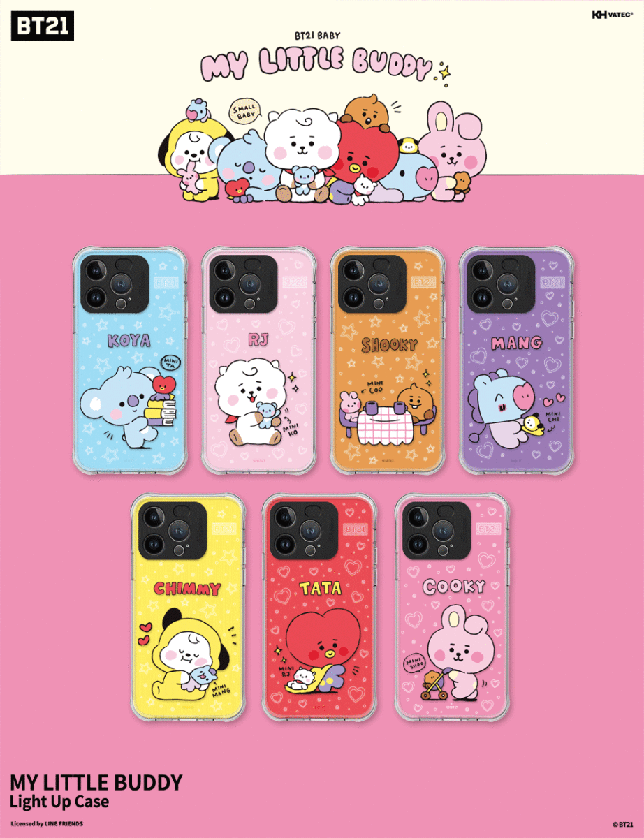 BT21 Official My Little Buddy Light up Phone Case (iPhone and Galaxy) – K-STAR BT21 Official My Little Buddy Light up Phone Case (iPhone and Galaxy) – K-STAR