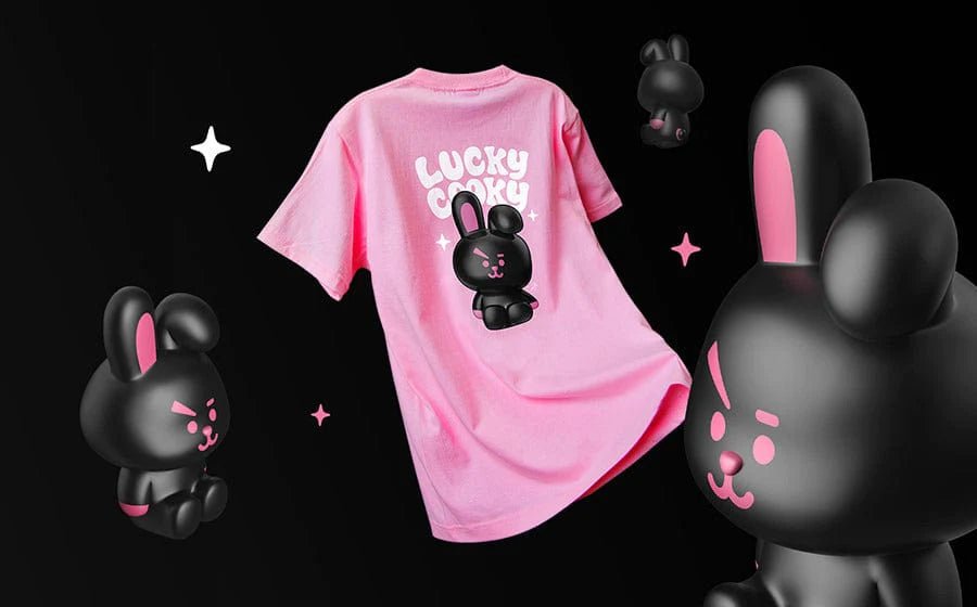BT21 Official Shirt LUCKY COOKY BLACK Edition – K-STAR