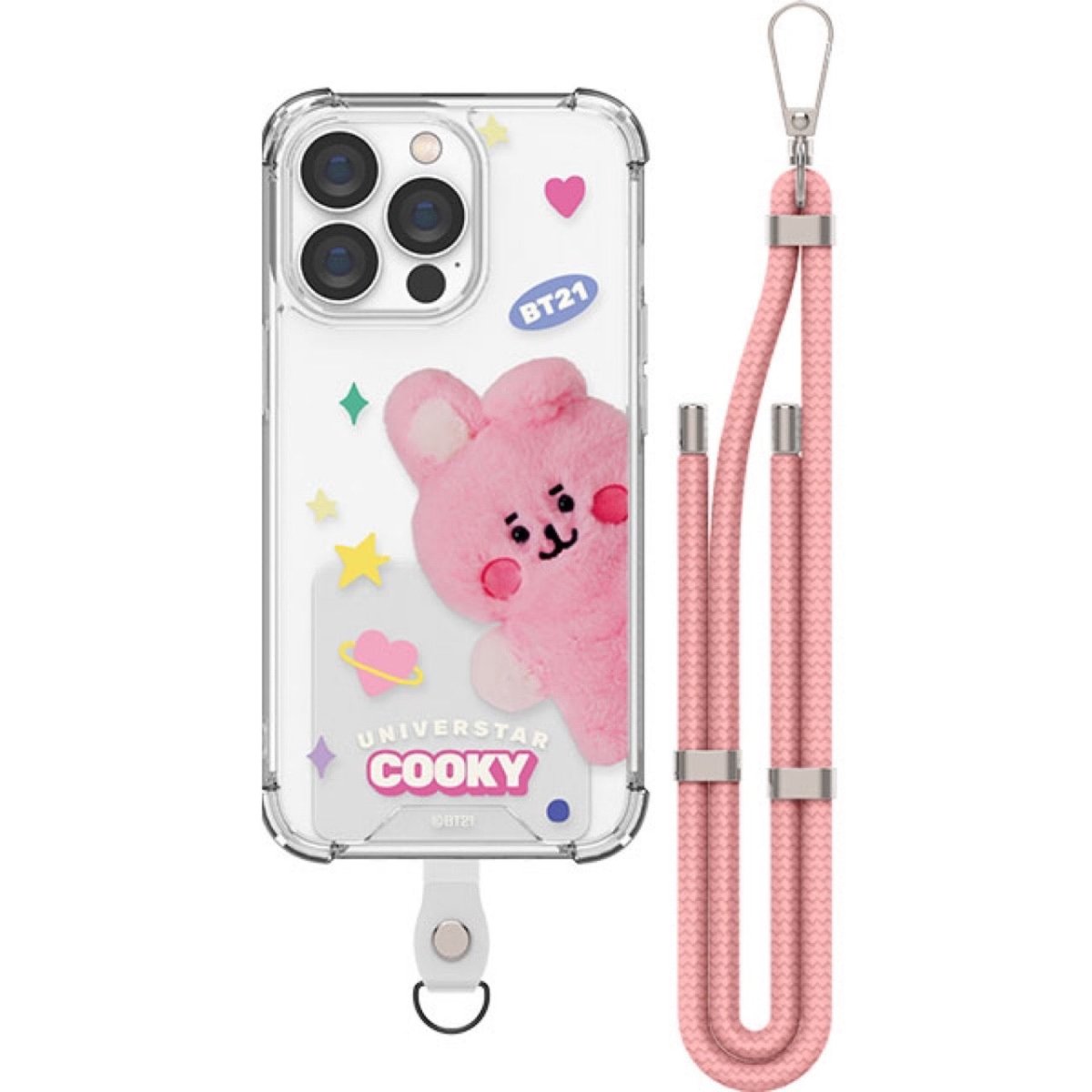 BT21 Official Smart Tab + Strap + Reinforced Case (iPhone and Galaxy) - K-STAR