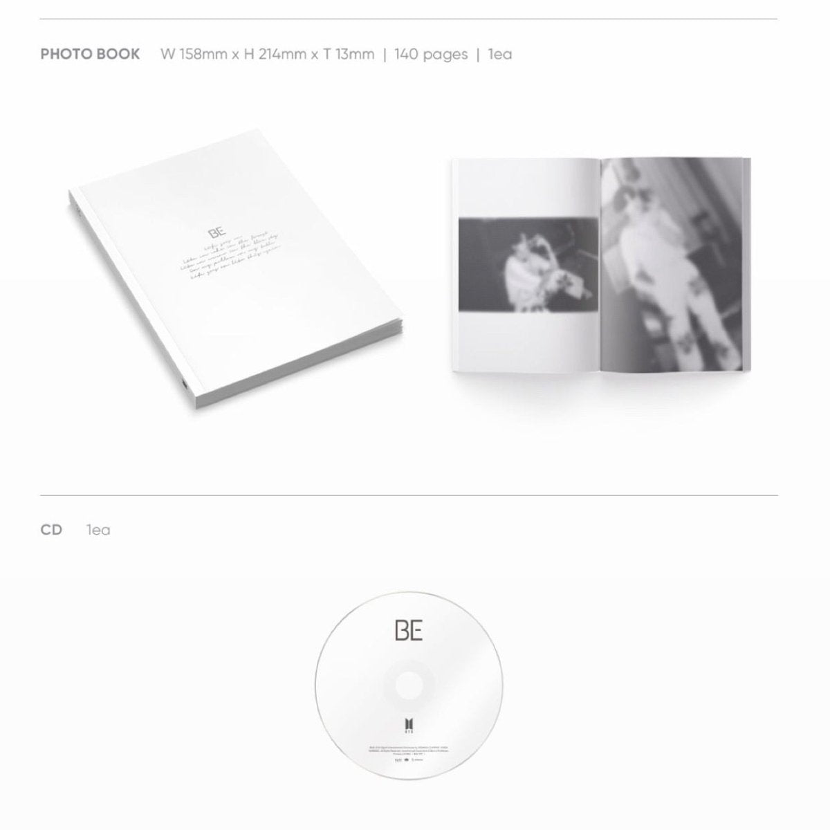 BTS - BE Essential Edition (FREE Shipping)