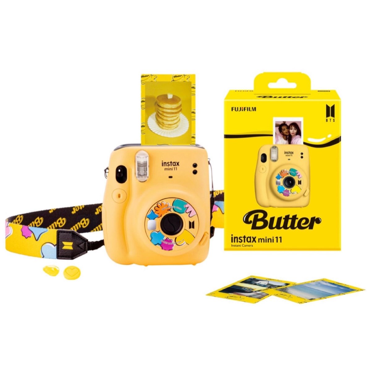 BTS FUJIFILM Collaboration instax Mini 11 Butter Version (Free Express  Shipping)