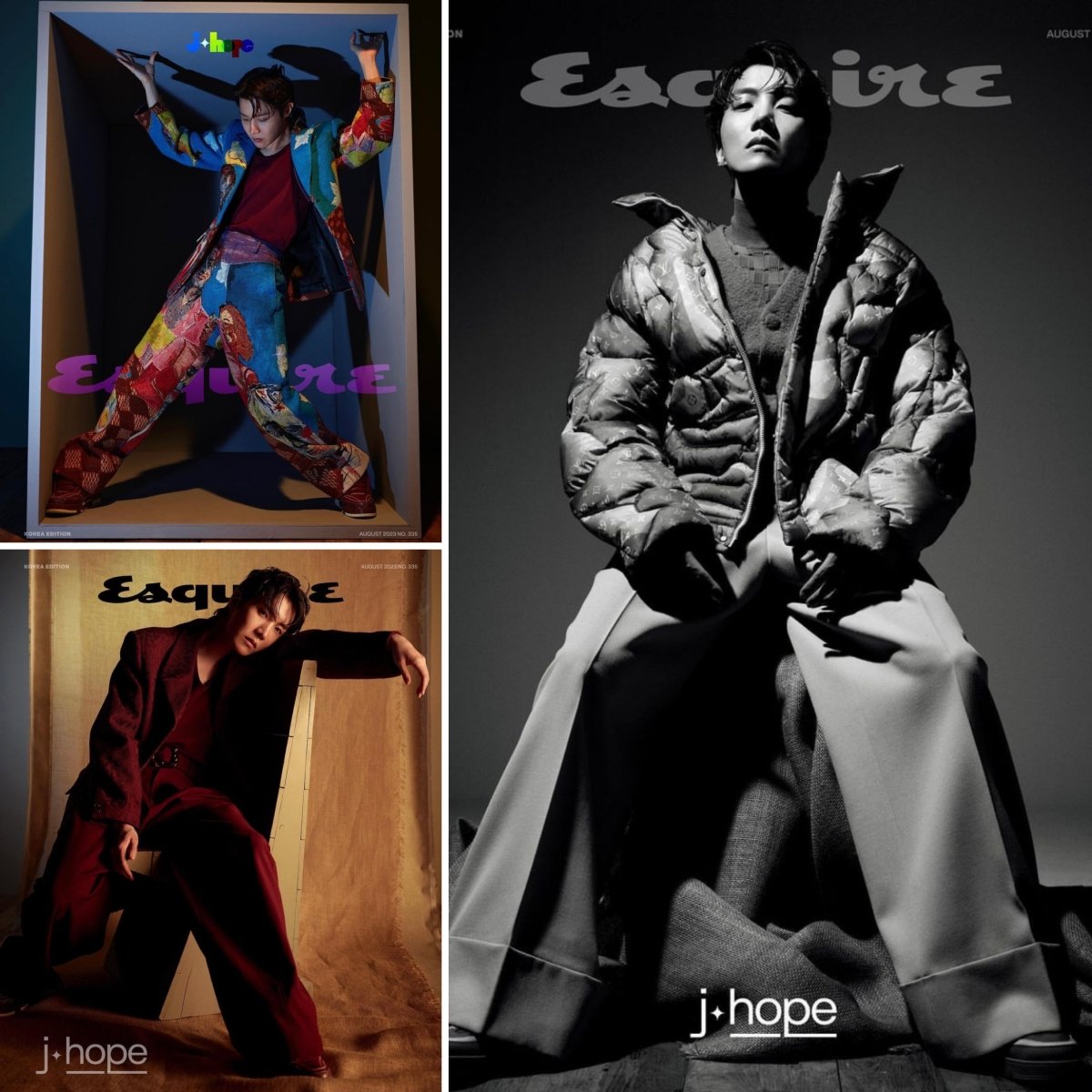 230711 Esquire Korea: j-hope x Louis Vuitton for August 2023 issue