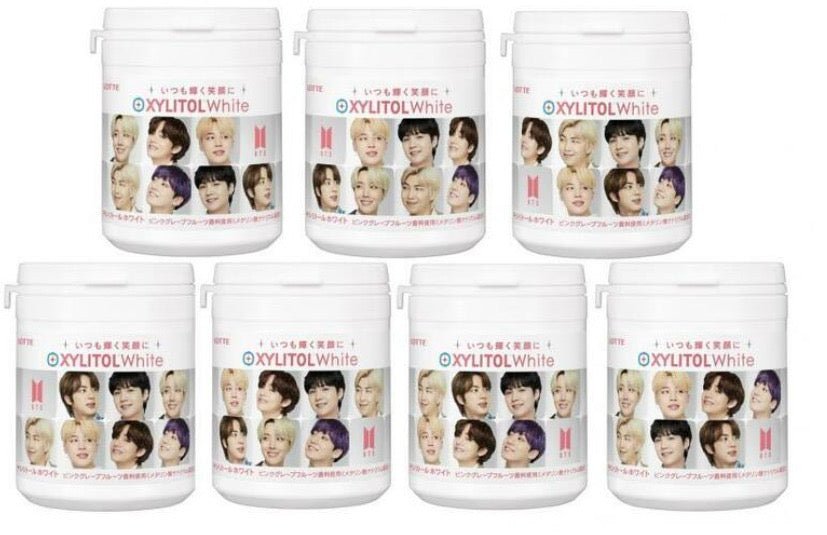 [BTS JAPAN] BTS Official Xylitol White Bottle Special Edition (Chewing