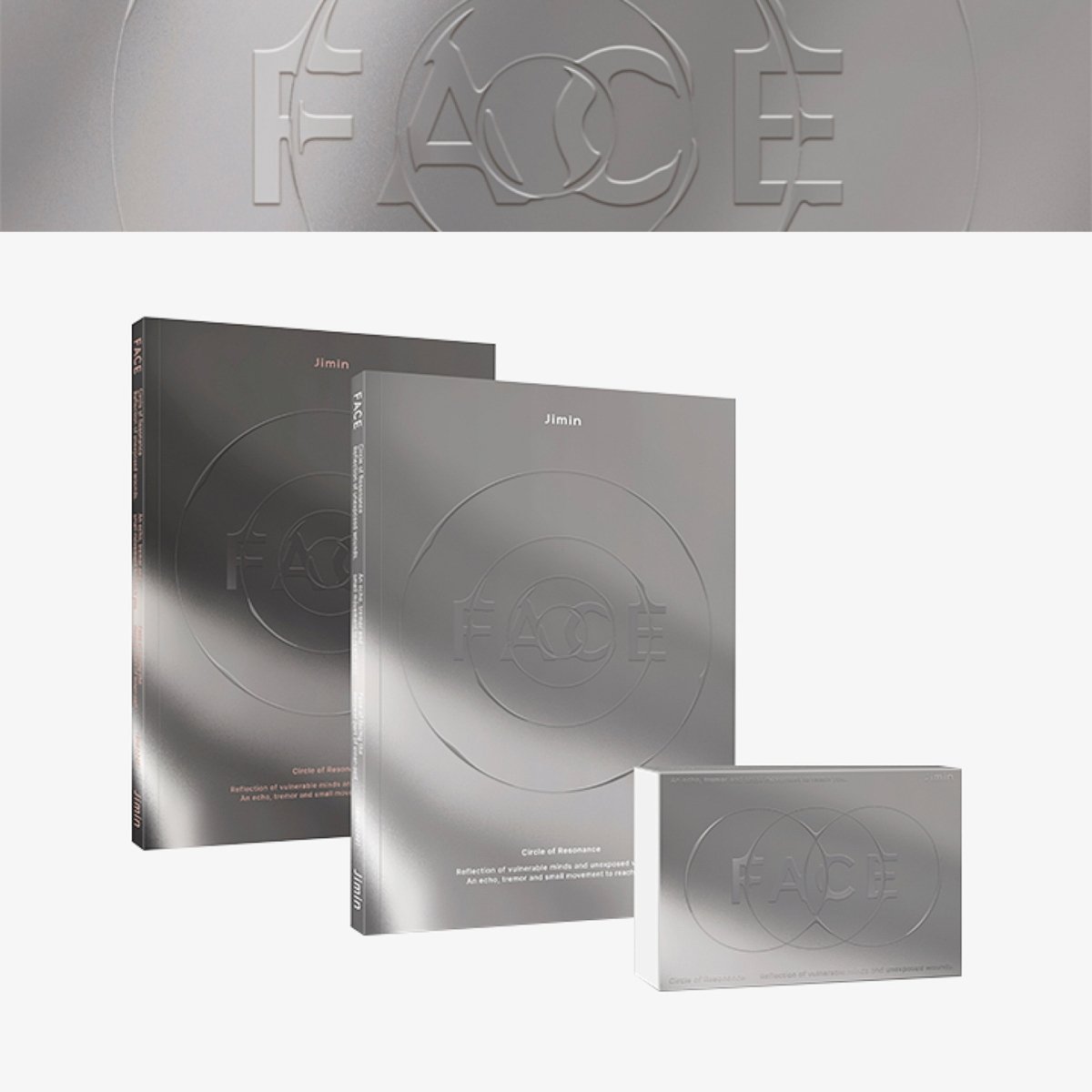 BTS JIMIN - FACE ( 3 Version SET ) – K-STAR
