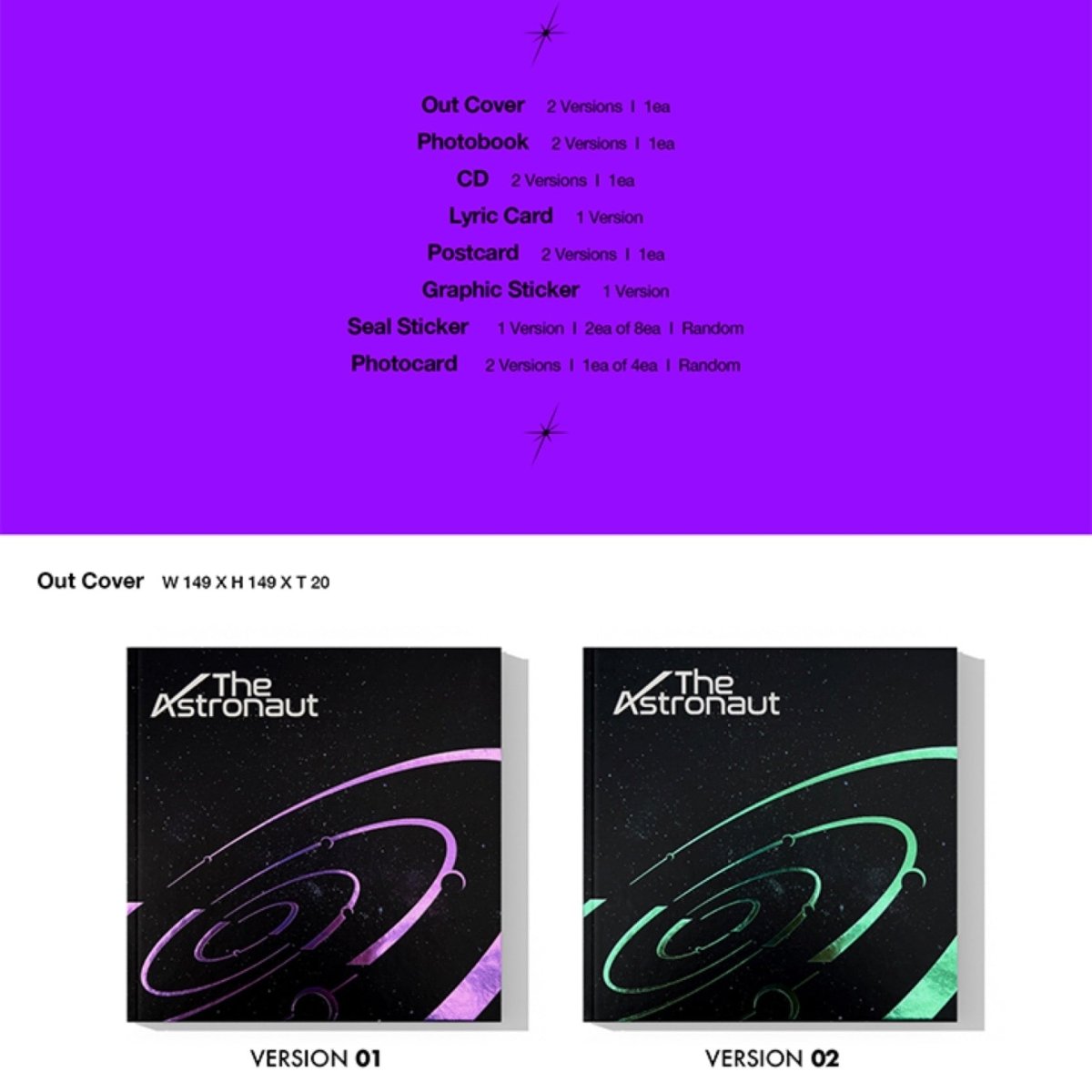 BTS JIN - The Astronaut (You Can Choose Ver ) – K-STAR