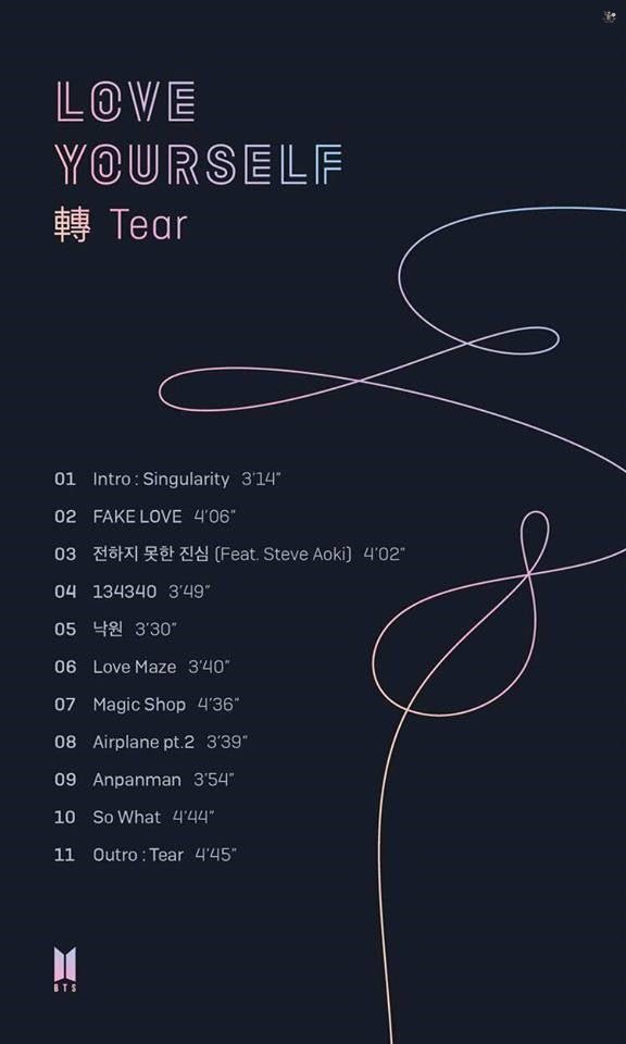 BTS - LOVE YOURSELF 轉 [Tear] (You can Choose Ver + Free Shipping)