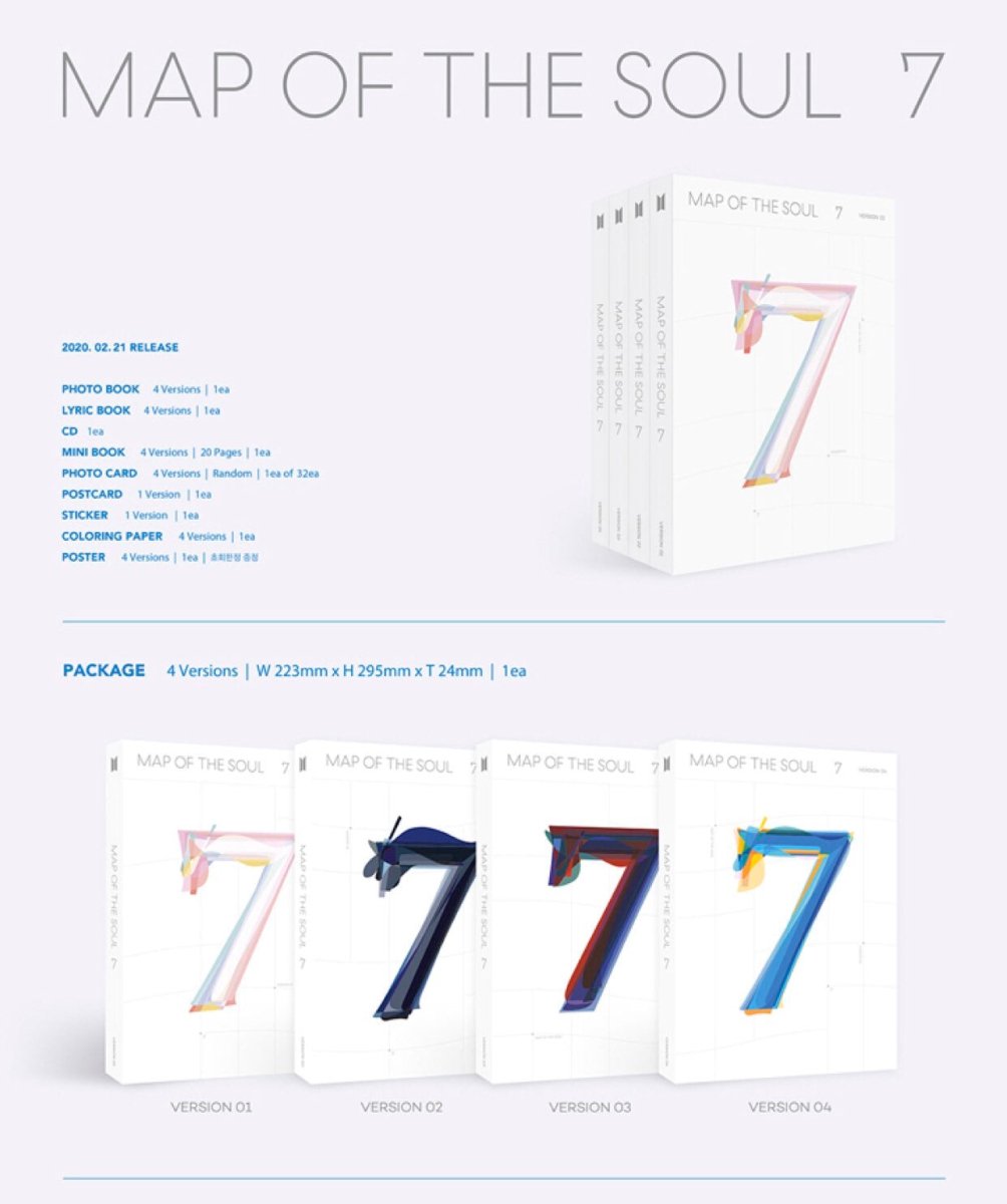 BTS - MAP OF THE SOUL: 7 (You Can Choose Version) – K-STAR