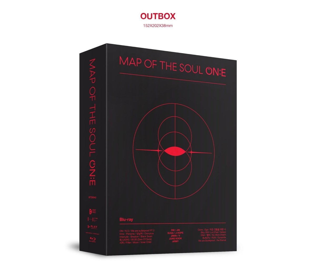 BTS Map of the Soul ON:E Official Dvd Full Set With Jimin 